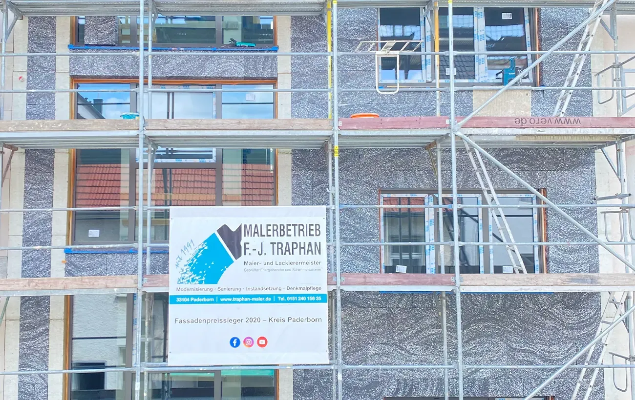 Wärmedämmung & Gerüstbau Traphan Malermeister Wärmedämmung und Gerüstbau Paderborn